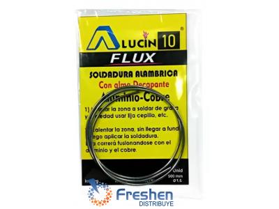 Alucin 10 FLUX  Soldadura aluminio - Cobre  con fundente interno