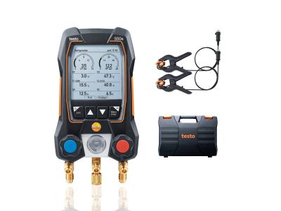 Manifold testo 550s Basic Kit -  Manifold Digital con sondas de temperatura cableadas y maletín