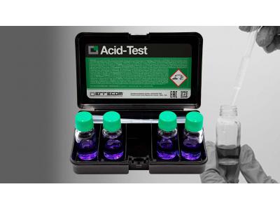 kit de acidez de Aceite Acid-Test ERRECOM (4 pruebas) RK1349.S1   Para POE PAG ABZ PVE MINERAL