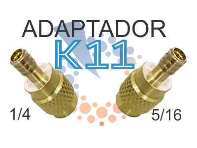 Juego de Adaptadores para Jeringa K11 1 x 5/16 FH  + 1 x 1/4 FH