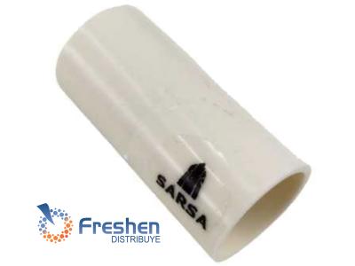 UNION PARA DESAGUE DE AA Diam.18mm  BLANCO CBU-18 SARSA