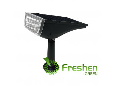 Aplique De piso con Estaca Solar Led 10W Exterior Blanco Frío 6500K con Encendido Automático TAG104