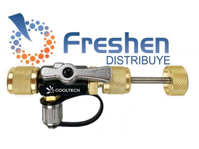 Extractor de ovulo Premium con acceso R22 R134 R404    1/4 FH  X 2 1/4 FM