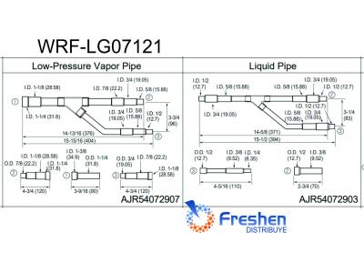REFNET LG 07121 - (AJR54072907  //  AJR54072903)