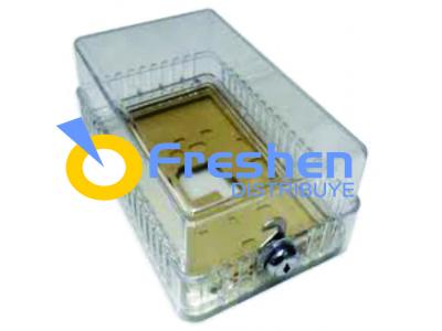 Caja guarda termostato con cerradura 13 x 11 x 5.7 cm
